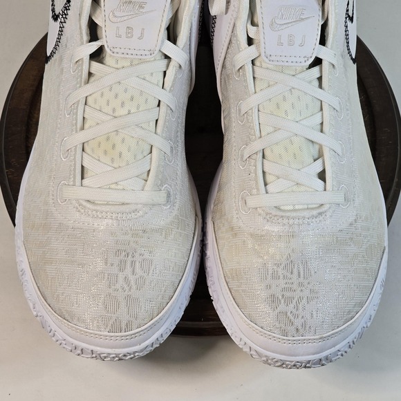 Nike LeBron 21 Shoes Mens Size 10.5 White Ivory Black DR8784-101 Basketball Zoom main image 7